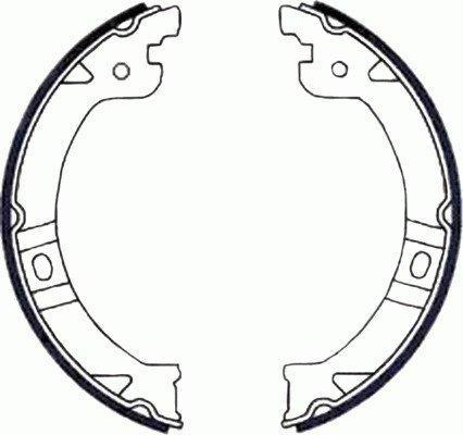 Textar 91069600 - SZCZĘKI HAM. RĘCZ. CHRYSLER VOYAGER 00- 18030
