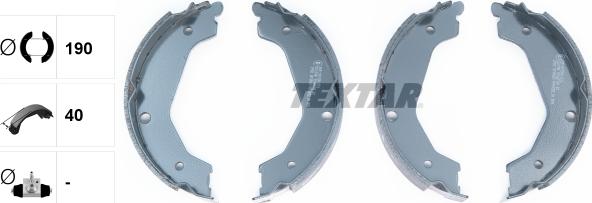 Textar 91065700 - SZCZĘKI HAM. RĘCZ. KIA SORENTO 02-