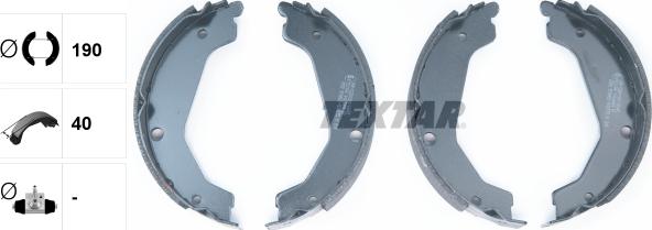 Textar 91068400 - Szczęka hamulcowa