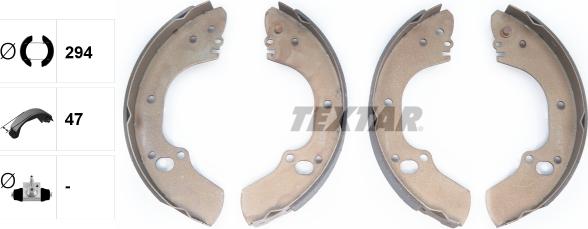 Textar 91063400 - SZCZĘKI HAM. OPEL CAMPO 96-03