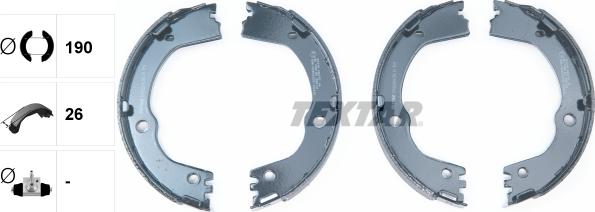 Textar 91082500 - SZCZĘKI HAM. RĘCZ. KIA SORENTO 2.0-3.5 09-