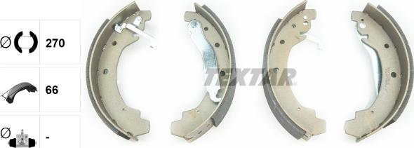 Textar 91028900 - SZCZĘKI HAM. VW LT 35-55
