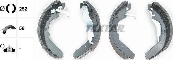 Textar 91027600 - Szczęka hamulcowa