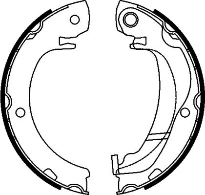 Textar 91074300 - SZCZĘKI HAM. RĘCZ. TOYOTA COROLLA-VERSO 1.6-2.2 D 04-18