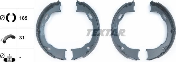 Textar 91073600 - SZCZĘKI HAM. JEEP CHEROKEE 2.4-3.7 01-08