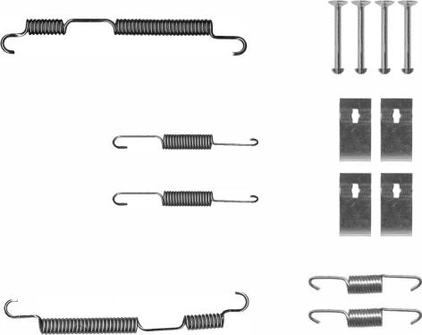 Textar 97048700 - SPRĘŻYNY SZCZĘK HAM. KIA PICANTO 1.0-1.2 11-17