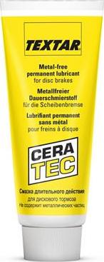 Textar 81000401 - PASTA CERAMICZNA 75ML CERATEC DO UKŁ. HAMULCOWYCH DO 1000°C