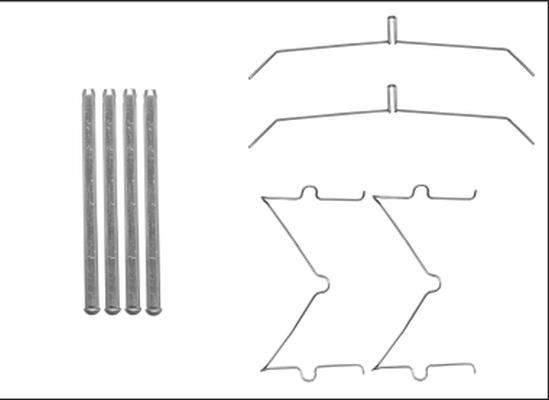 Textar 82540100 - ZESTAW INST. KLOCKÓW HAM. TOYOTA P. HILUX 2.5 D-4D 05-