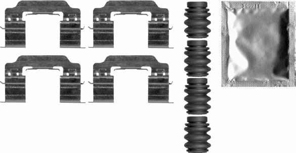 Textar 82547300 - ZESTAW INST. KLOCKÓW HAM. CITROEN P. C4 CACTUS 12-