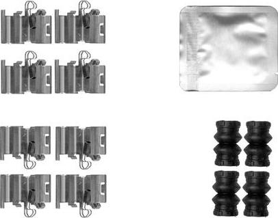 Textar 82561200 - ZESTAW INST. KLOCKÓW HAM. CHRYSLER T. GRAND VOYAGER 2.8 CRD-3.3-3.8 07-