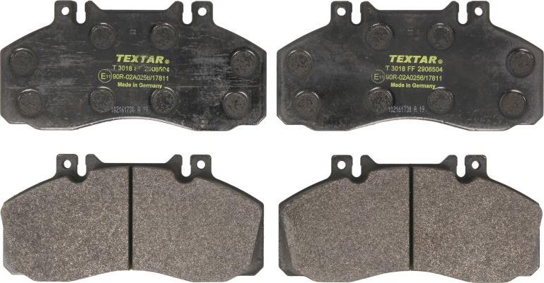 Textar 29065 220 0 4 T3018 — ---