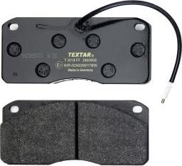 Textar 2903902 — Zestaw klocków hamulcowych, hamulce tarczowe