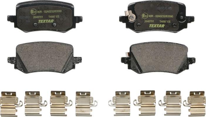 Textar 2648701 - KLOCKI HAM. HYUNDAI T. TUCSON 1.6 CRDI-T-GDI 20-