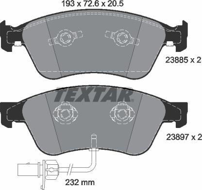 Maxgear 19-1122 - KLOCKI HAM. VW P. A6-A8 04-