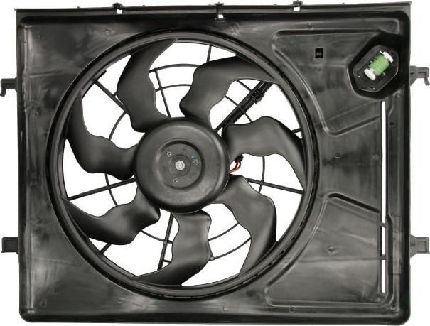 Thermotec D80301TT — Wentylator, chłodzenie silnika