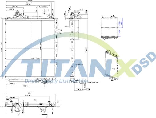 TITANX IX129007 — Chłodnica powietrza doładowującego