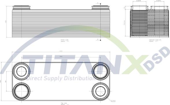 TITANX OX129009 — Chłodnica oleju, automatyczna przekładnia
