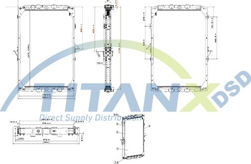 TITANX RX179001 — Chłodnica, układ chłodzenia silnika