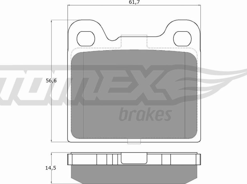 Meyle 025 207 5514 - KLOCKI HAM. VOLVO T. 740-S70
