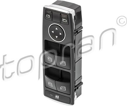 Topran 409 629 - PRZEŁĄCZNIK PODNOŚNIKA SZYBY MERCEDES-SMART
