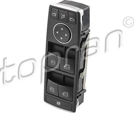 Topran 409 627 - PRZEŁĄCZNIK PODNOŚNIKA SZYBY MERCEDES-SMART