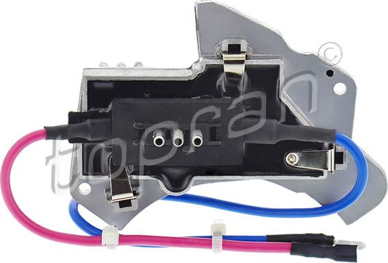 Topran 401 680 — Regulator, wentylator nawiewu do wnętrza pojazdu