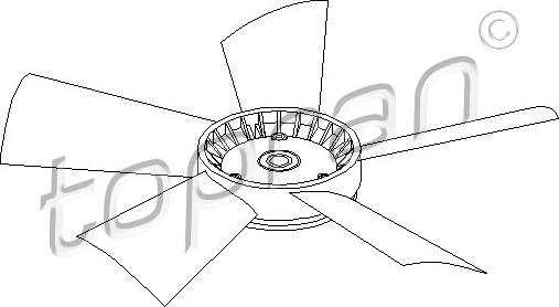 Topran 401 191 - WIATRAK WENTYLATORA DB W124-20