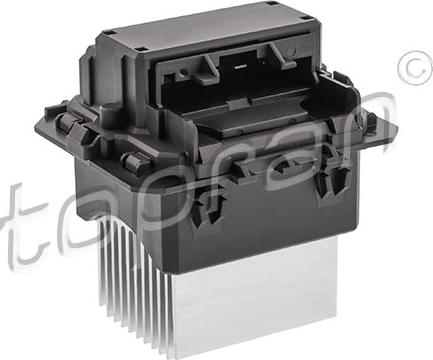 Topran 504 053 — Regulator, wentylator nawiewu do wnętrza pojazdu