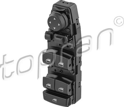 Topran 503 145 - PRZEŁĄCZNIK PODNOŚNIKA SZYBY BMW F10-L-PRZÓD