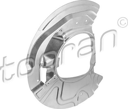 Topran 503 810 — Panel rozbryzgiwujący, tarcza hamulcowa
