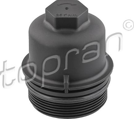 Topran 503 877 — Pokrywa, obudowa filtra oleju