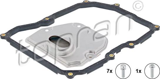 Topran 502 755 - FILTR AUTOMATYCZNEJ SKRZYNI BIEGÓW MINI COOPER-ONE-CLUBMAN-COUNTRYMAN-PACEMAN Z USZCZELKĄ