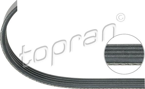Topran 500 689 - PASEK KLINOWY WIELOROWKOWY