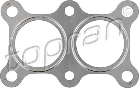 Topran 108 180 - USZCZ.RURY WYDECH.BORA.GOLF IV 1.6 98-