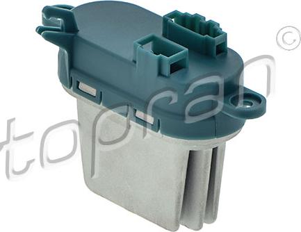 Topran 116 486 — Regulator, wentylator nawiewu do wnętrza pojazdu