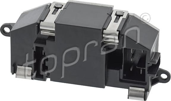 Topran 116 618 — Regulator, wentylator nawiewu do wnętrza pojazdu