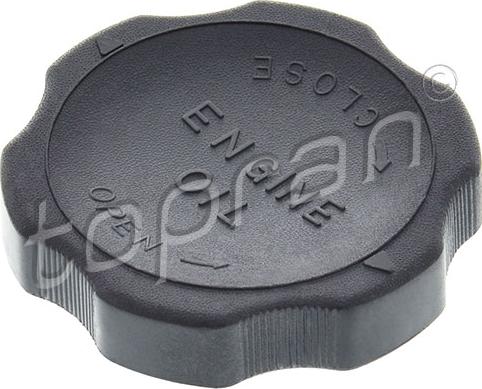 Topran 821 140 — Pokrywa, wlew olejowy