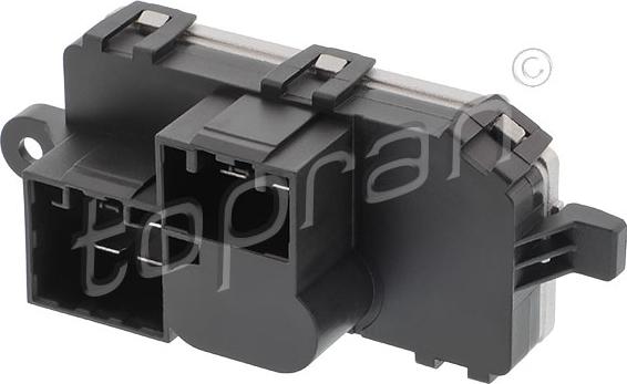 Topran 305 201 — Regulator, wentylator nawiewu do wnętrza pojazdu