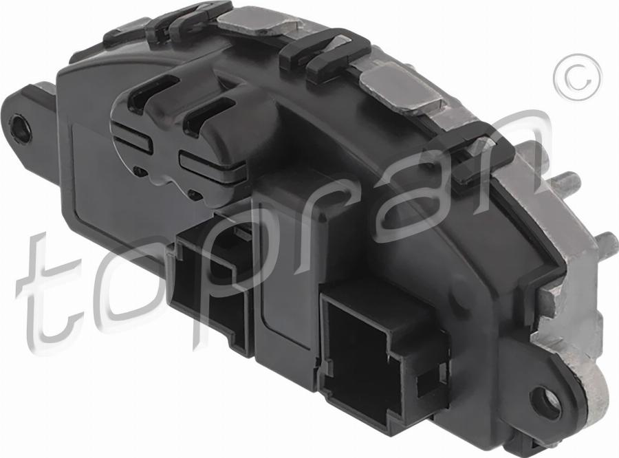 Topran 702 809 — Regulator, wentylator nawiewu do wnętrza pojazdu