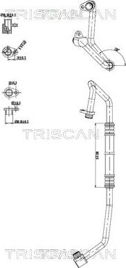 Triscan 9010 10013 — Przewód wysokiego / niskiego ciśnienia, klimatyzacja