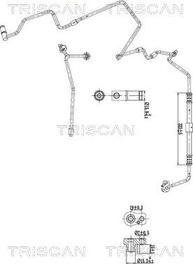 Triscan 9010 29019 - PRZEWÓD KLIMATYZACJI AUDI A4.A5 2.0 TDI 08-17