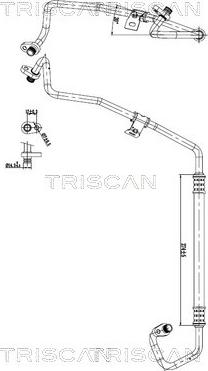 Triscan 9010 28081 - PRZEWÓD KLIMATYZACJI CITROEN BERLINGO 18-