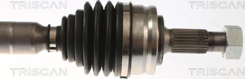 Triscan 8540 10559 - PÓŁOŚ OPEL CORSA-E PEUGEOT E-208 LE 657MM