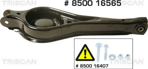 Triscan 8500 16565 — Wahacz, zawieszenie koła
