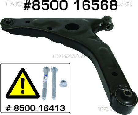 Triscan 8500 16568 — Wahacz, zawieszenie koła