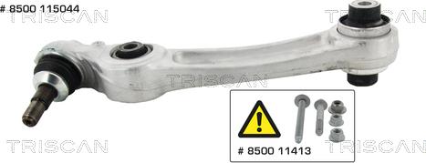 Triscan 8500 115044 — Wahacz, zawieszenie koła
