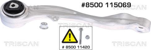 Triscan 8500 115069 — Wahacz, zawieszenie koła