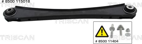 Triscan 8500 115018 — Wahacz, zawieszenie koła