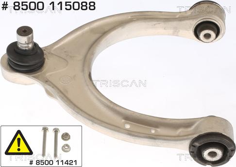 Triscan 8500 115088 — Wahacz, zawieszenie koła