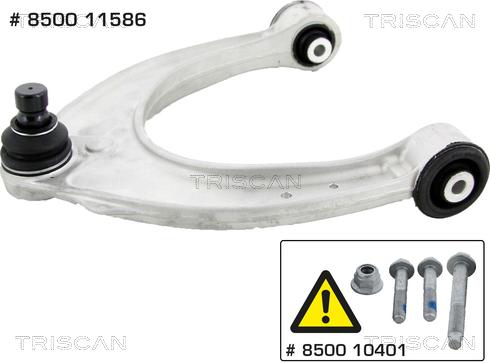 Triscan 8500 11586 — Wahacz, zawieszenie koła